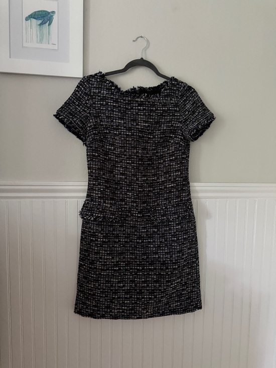 Banana Republic Dresses & Skirts - Banana Republic Black and White Tweed Mini Dress